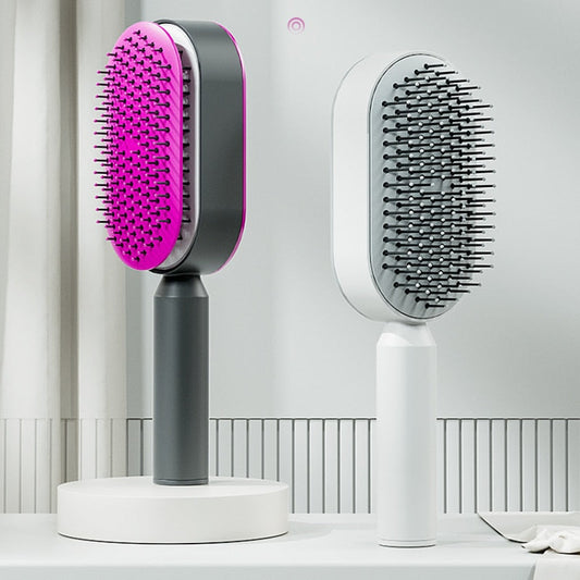 Self Cleaning Anti-Static Hair Brush